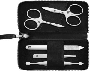 Set de Manichiura ZWILLING 5 piese in etui vegan din Apfelleder, negru