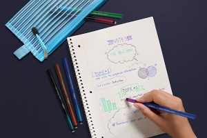 Set de Markere BIC Intensity 18 Piese - 6 Marker Dual Tip, 6 Fineliner Colour Change, 6 Pastel - Img 3