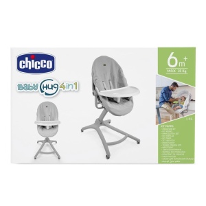 Set de masa 4 in 1 Chicco Baby Hug | Numai (tava pentru scaun inalt + husa din panza Terry) - Img 6