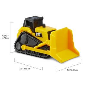 Set de Masini de Constructie CAT Little Machines - 5 Mini Vehicule cu Partii Mobile - Img 10