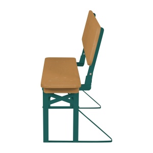 Set de mobilier pentru copii - roba - 3 piese - 2 banci 1 masa - FSC, verdenatural - Img 5