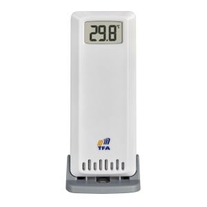Set de monitorizare a temperaturii si umiditatii TFA Dostmann 35.8113, 3 senzori, alb - Img 4