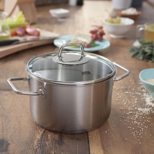 Set de Oale Fissler Viseo, 5 piese, inox, inductie, capacitate variata - Img 2