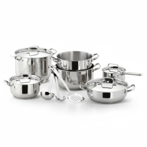 Set de Oale Lagostina Sfiziosa din Inox 1810, 13 Piese, pentru Inductie