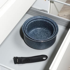 Set de Oale Russell Hobbs Smart Clip, 3 piese, Antiaderente, 161820 cm, Culoare Nocturn - Img 9