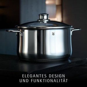 Set de Oale WMF Diadem Plus, 5 piese, inox Cromargan, cu capac din sticla - Img 2