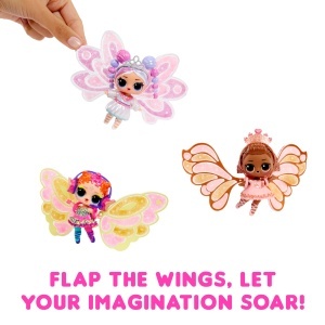 Set de Papusi L.O.L. Surprise Fairy Tots - Inclus 1 Papusa, 8 Stiluri, Culoare Roz - Img 6