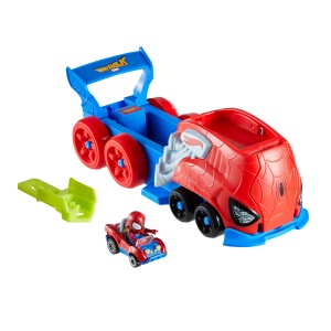 Set de Pista Hot Wheels RacerVerse cu Vehicul si Transporter Die-Cast, pentru copii 5-8 ani - Img 2