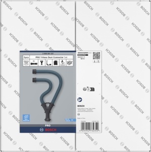 Set de racorduri pentru aspirare praf Bosch PRO Y pentru feronerie - Img 2