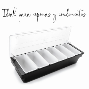 Set de recipiente condimente Lacor 61136 6 piese x 450 ml cu capac fabricat in Spania - Img 5