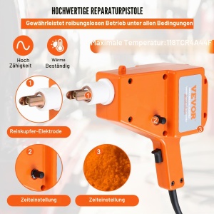 Set de Reparare Denti VEVOR 800 VA, 1600 A, cu Protectie Termica - Img 3