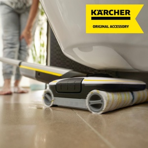 Set de role din microfibra Karcher pentru toate FC-urile si EWM 2 (2 role universale, lavabile, absorbtie ridicata a murdariei, curatare umeda delicata a tuturor pardoselilor dure, culoare: galbena) - Img 7