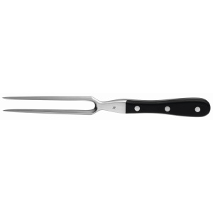 Set de sculptura WMF Top Class Plus 2 piese, fabricat in Germania, 1 cutit forjat, 1 furculita pentru carne, taietura de performanta, otel special cu lama - Img 4
