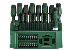 Set de surubelnite Bosch Mixed, 39 piese, ergonomice, cu maner moale