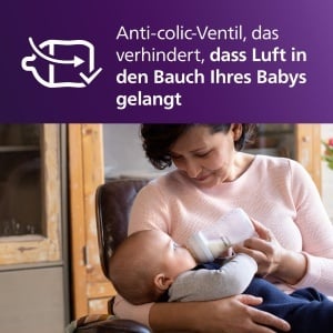 Set de tetine Philips Avent Natural Response SCY96003 3 niveluri de flux anti-colici design anti-picurare - Img 8