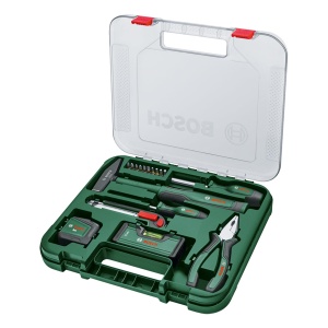 Set de unelte Bosch Universal, 17 piese, ergonomic, cu cutie de depozitare