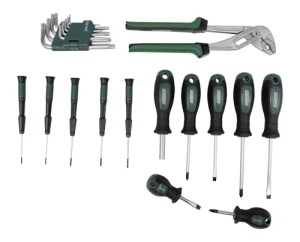 Set de unelte Bruder Mannesmann M29057 57 piese lame din otel crom-vanadiu - Img 3