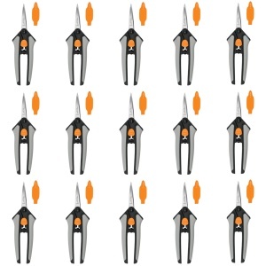 Set de unelte de gradinarit Fiskars 15 piese, cu lama din otel inoxidabil, manere ergonomice - Img 3