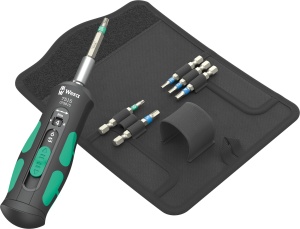 Set de unelte Wera 75157 Kraftform Safe-Torque pentru bicicleta, 7 piese, negru