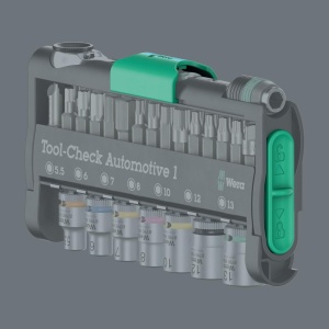 Set de unelte Wera Tool-Check Automotive, 38 piese, cu ratchet 14, compact - Img 3