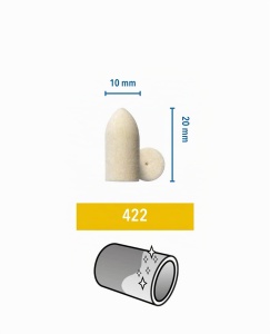 Set Dremel 422 - Accesorii pentru Polizare cu 4 Capete, 9,5 mm - Img 2