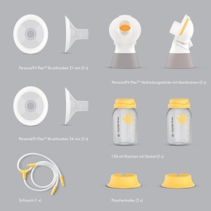 Set Dublu Pompa Medela Classic PersonalFit Flex, Compatibil cu Freestyle si Swing Maxi - Img 6