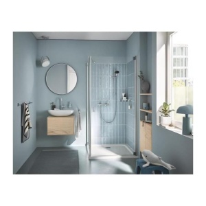 Set dus GROHE Precision Start cu termostat, crom, 3 tipuri de jet, 1.75m furtun - Img 2