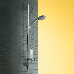 Set dus hansgrohe Croma 100, 4 tipuri de jet, lungime 0,90m, crom - Img 2