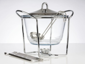 Set Feuerzangenbowle APS 65065, capacitate 4 litri, cu suport si ustensile din inox - Img 3