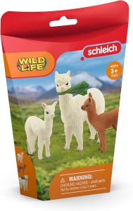 Set Figurine Alpakafamilie Schleich WILD Life, 4 piese, pentru copii peste 3 ani - Img 7