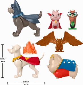 Set Figurine DC League of Super-Pets HGL00 - 6 Figurine cu Accesorii pentru Copii - Img 3