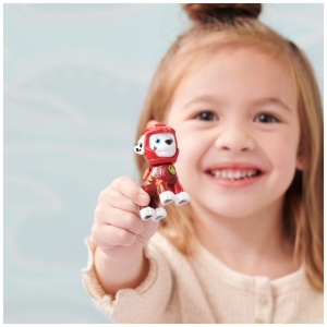Set Figurine Paw Patrol Aqua Pups - Marshall si Delfin, 6 cm si 13 cm, pentru copii de la 3 ani - Img 6