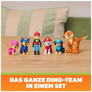 Set Figurine PAW Patrol Dino Aventuri - 6 Piese, pentru copii de la 3 ani - Img 3
