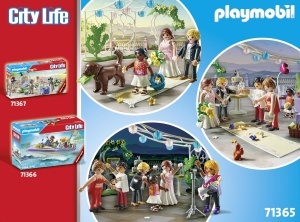 Set Figurine PLAYMOBIL 71365 - Petrecere Nunta, 163 Piese, 7 Figurine, 5 Animale - Img 5