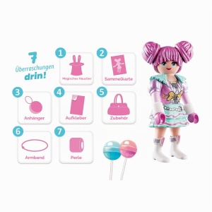 Set Figurine PLAYMOBIL EverDreamerz Rosalee cu Bonbon-Anhanger si Accesorii - Img 3