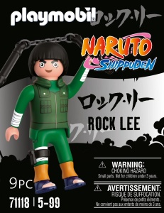 Set Figurine PLAYMOBIL Naruto 71118 Rock Lee cu Accesorii, pentru Animefani, Detalii Autentice - Img 3