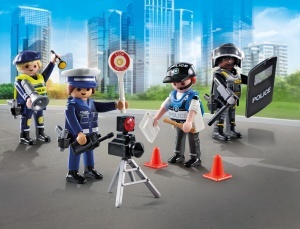 Set Figurine Politie PLAYMOBIL 71730 pentru copii de la 4 ani, creativitate si aventura - Img 4