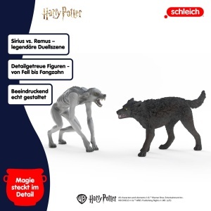 Set Figurine Schleich Harry Potter - Lup vs. Animagus, 2 Piese, Ideal pentru Copii 6 - Img 3