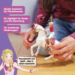 Set Figurine Schleich Horse Club Sofia si Blossom, 10 piese, pentru copii de la 5 ani - Img 7