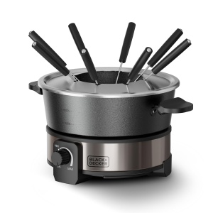 Set fondue electric BlackDecker BXFC1000E 1000W 2L Termostat reglabil
