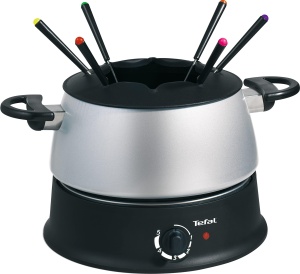 Set Fondue Electric Tefal EF3000, 1200W, pentru 6 Persoane, ArgintiuNegru