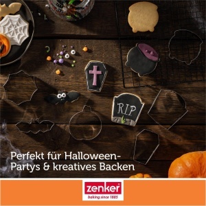 Set forme de copt Zenker Halloween 7 piese inox usor de curatat - Img 6