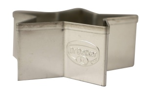 Set forme de prajituri Dr Oetker 6 piese stelute usor de curatat argintiu - Img 5