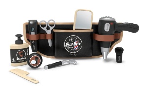 Set Frizerie pentru Copii Smoby cu 10 Accesorii, Curea Ajustabila, Recomandat de la 3 Ani