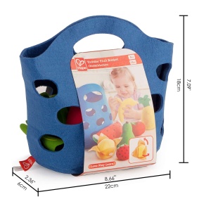 Set fructe Hape E3169 pentru copii cos din fetru fructe moi si usor de curatat - Img 6