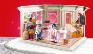 Set Joaca PLAYMOBIL Bacarie Franceza cu 2 Figuri, 30 Accesorii, pentru Copii de la 4 Ani - Img 5