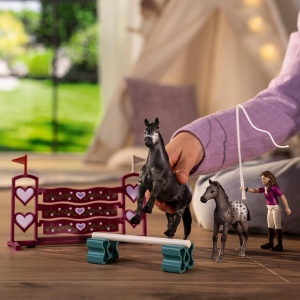 Set joc schleich Horse Club Lisa cu cai, 7 piese, pentru copii de la 5 ani - Img 2
