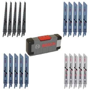 Set lame ferastrau sabie Bosch Professional ToughBox, 20 buc, pentru lemn si metal