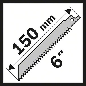 Set lame fierastrau Bosch Professional 15 piese pentru lemn si metal cu Toughbox lungime 150 mm - Img 3