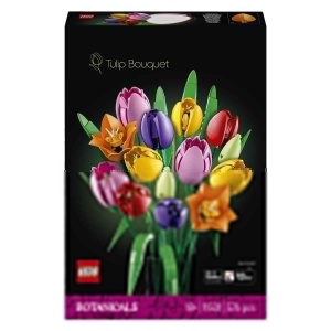 Set LEGO Botanicals Buchet de Lalele 11501 - 14 Lalele Colorate, DIY Decoratiune - Img 3